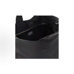 PRADA enamel metal triangular logo magnetic clasp Tote bag, Tote bag, shopping bag, single-shoulder crossbody handbag, regular men\'s black style